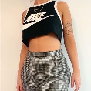 Houndstooth skirt